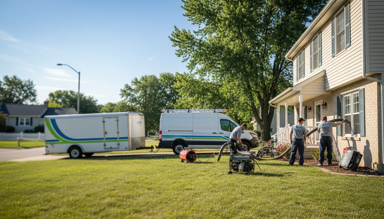 Flooded Basement Restoration And Cleanup With Repair in Linwood, NE near me
